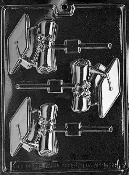 Cap & Diploma Lollipops Chocolate Mould