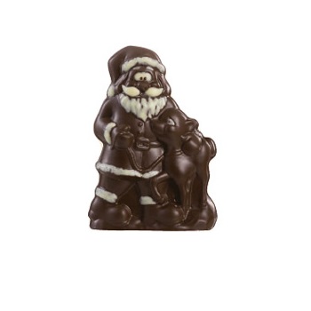 Martellato Santa Claus with Fawn Two Part Professional Chocolate Mould