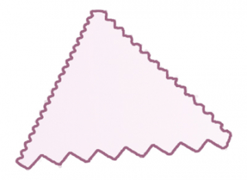 Triangular Decorating Comb