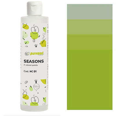 Pavoni Seasons Natural Coloured Cocoa Butter - Green Apple - 200g
