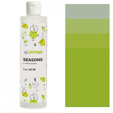 Pavoni Seasons Natural Coloured Cocoa Butter - Green Apple - 200g