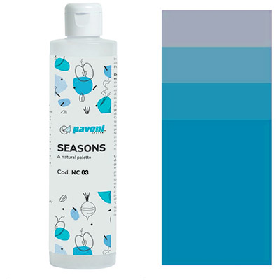 Pavoni Seasons Natural Coloured Cocoa Butter - Light Blue - 200g