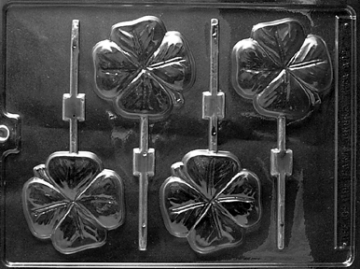 Shamrock Lollipops Chocolate Mould
