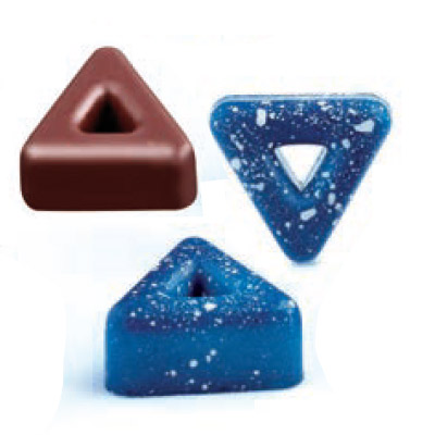 Triangular Chocolate Mould 'Iconic' by Fiorani