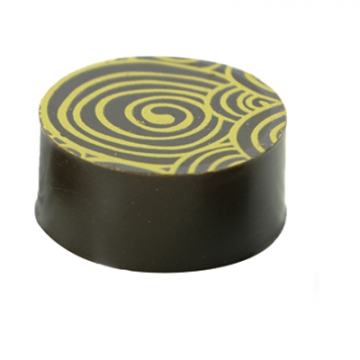 Deco-Relief Round Praline Magnetic Mould for Transfer Sheets