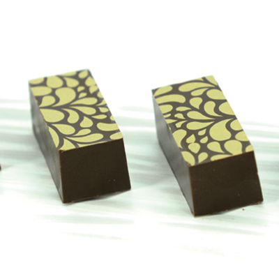 Deco-Relief Rectangular Praline Magnetic Mould for Transfer Sheets