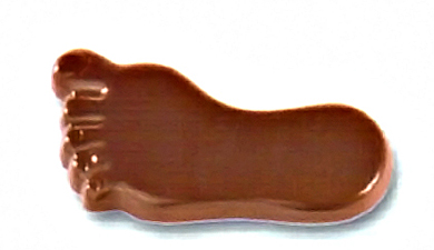 Cabrellon Small Feet Polycarbonate Chocolate Mould