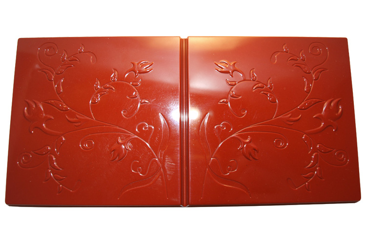 Cabrellon 80g Flower Motif Bar Polycarbonate Chocolate Mould