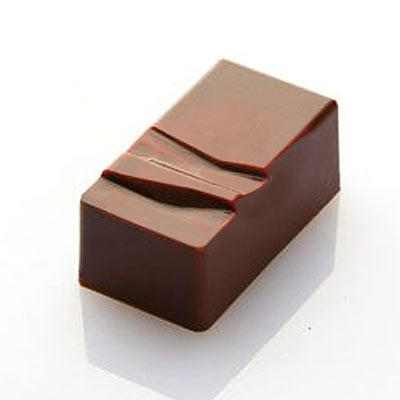 Chocolat Form Textured Rectangular Praline Polycarbonate Chocolate Mould