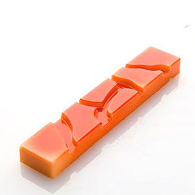 Chocolat Form 30g Carved Stone Pattern Snack Bar Polycarbonate Chocolate Mould