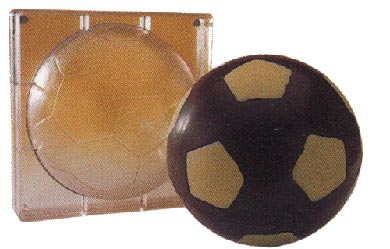 Cabrellon 220mm Large Football Polycarbonate Chocolate Mould