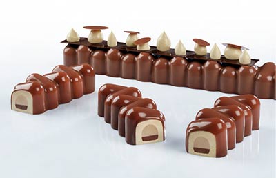 Pavoni Dada Modular Entremet Professional Silicon Mouold