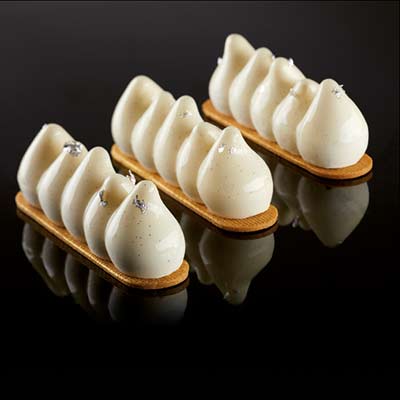 Pavoni Miami Monoportion Entremet Professional Silicon Mould by Antonio Bachour
