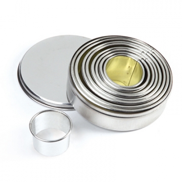 Pavoni Dough Cutter Kit - Smooth Circles