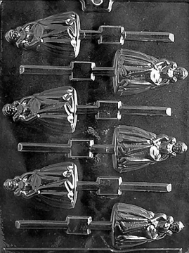 Bridesmaid Lollipop Chocolate Mould