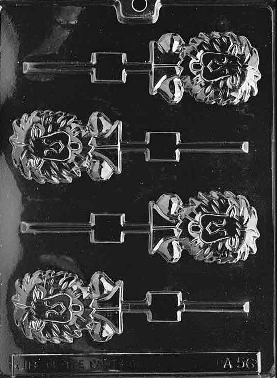 Lion Lollipops Chocolate Mould