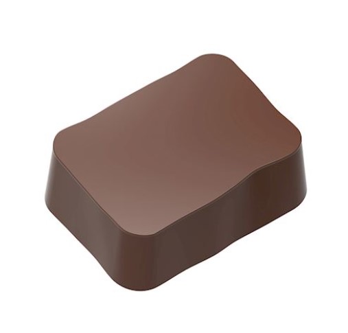 Chocolate World Rectangle Magnetic Chocolate Mould for Transfers