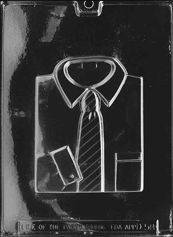 Shirt with Tie Mould