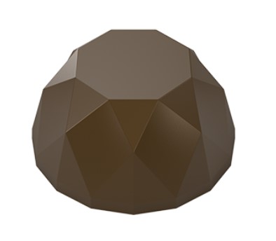 Implast 32mm Faceted Round Praline Polycarbonate Chocolate Mould