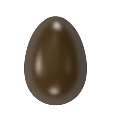 Implast 150mm Plain Easter Egg Polycarbonate Chocolate Mould