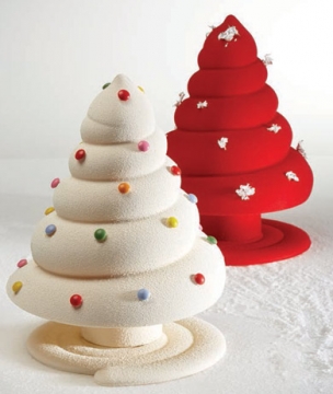 Pavoni Spirale Christmas Tree Thermoformed Chocolate Mould Kit