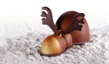 Pavoni Rudolph Christmas Reindeer Thermoformed Chocolate Mould Kit