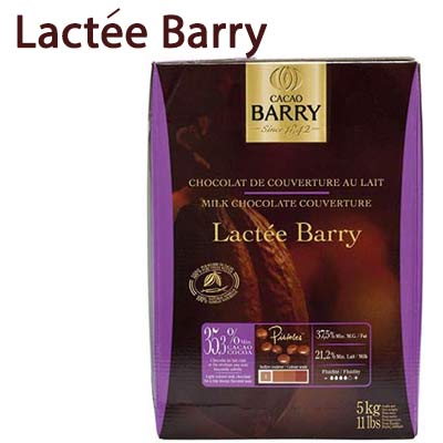 Cacao Barry Lactee Barry 35% Milk Chocolate Couverture - 5kg Bag