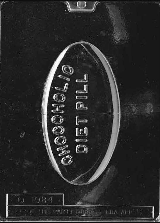 Chocoholic Diet Pill Chocolate Mould