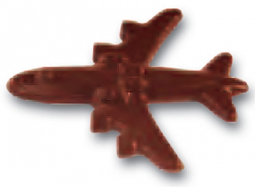 Cabrellon Small Plane Polycarbonate Chocolate Mould