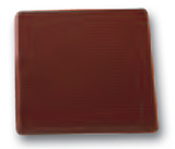 Cabrellon 5g Ribbed Square Tasting Polycarbonate Chocolate Mould