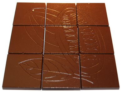 Cabrellon 45 g Cocoa Pod Design Puzzle Bar Polycarbonate Chocolate Mould