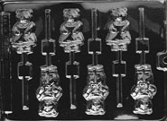 Mama and Papa Bear Lollipops Chocolate Mould
