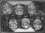 Clown Lollipop Chocolate Mould