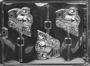 Happy Train Lollipop Chocolate Mould