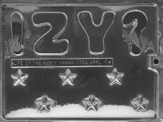 Large Letters Y-Z Chocolate Mould