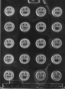 Draughts Pieces Chocolate Mould