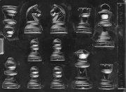 Chess Pieces Chocolate Mould