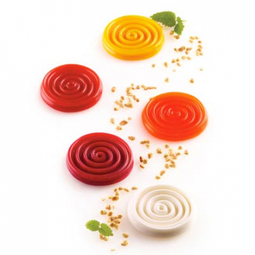 Silikomart Tourbillon 9 Mini Spiral Professional Silicon Mould