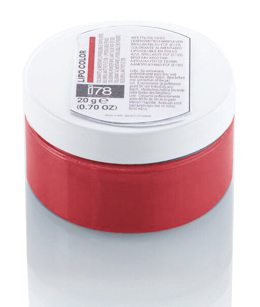 Silikomart i78 Red Azo-Free Hydrosoluble Food Colouring Powder - 25 g by Home Chocolate Factory - professional pastry and chocolate equipment