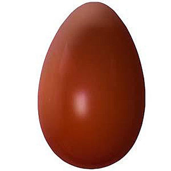 Cabrellon 225mm Plain Easter Egg Polycarbonate Chocolate Mould by Home Chocolate Factory - professional pastry and chocolate equipment