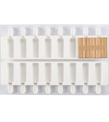 Martellato 35ml Brick Silicone Lollipop Mould by Home Chocolate Factory - professional pastry and chocolate equipment