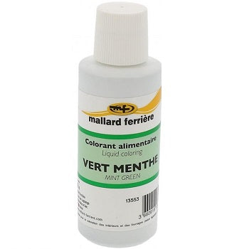 Mallard Ferriere Liquid Colour for Sugar - Green Mint by Home Chocolate Factory - professional pastry and chocolate equipment