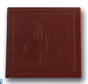 Cabrellon 35g Square Tablet Polycarbonate Chocolate Mould by Home Chocolate Factory - professional pastry and chocolate equipment