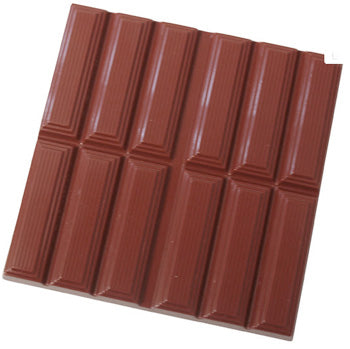 Cabrellon 80g Finger Break Apart Bar Polycarbonate Chocolate Mould by Home Chocolate Factory - professional pastry and chocolate equipment