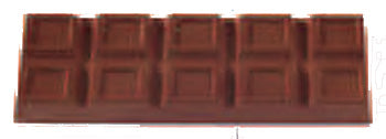 Cabrellon 20g Break Apart Bar Polycarbonate Chocolate Mould by Home Chocolate Factory - professional pastry and chocolate equipment