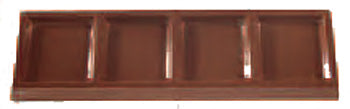Cabrellon 25g Break Apart Bar Polycarbonate Chocolate Mould by Home Chocolate Factory - professional pastry and chocolate equipment