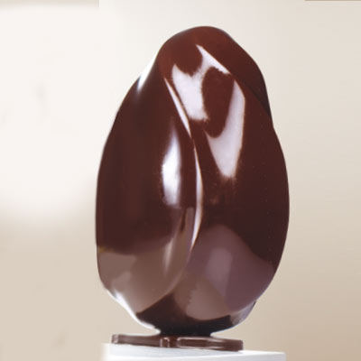 Martellato 185mm Thermoformed Chocolate Easter Egg Mould Kit by Home Chocolate Factory - professional pastry and chocolate equipment