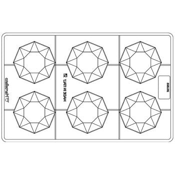 Martellato Base for Diamond Easter Egg Polycarbonate Chocolate Mould