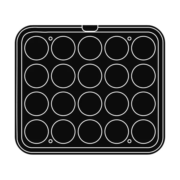 Pavoni Cookmatic Plates 21 - Set of Two Plates