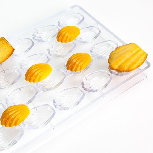 Martellato Madeleine Polycarbonate BPA Free Chocolate Mould by Home Chocolate Factory - professional pastry and chocolate equipment